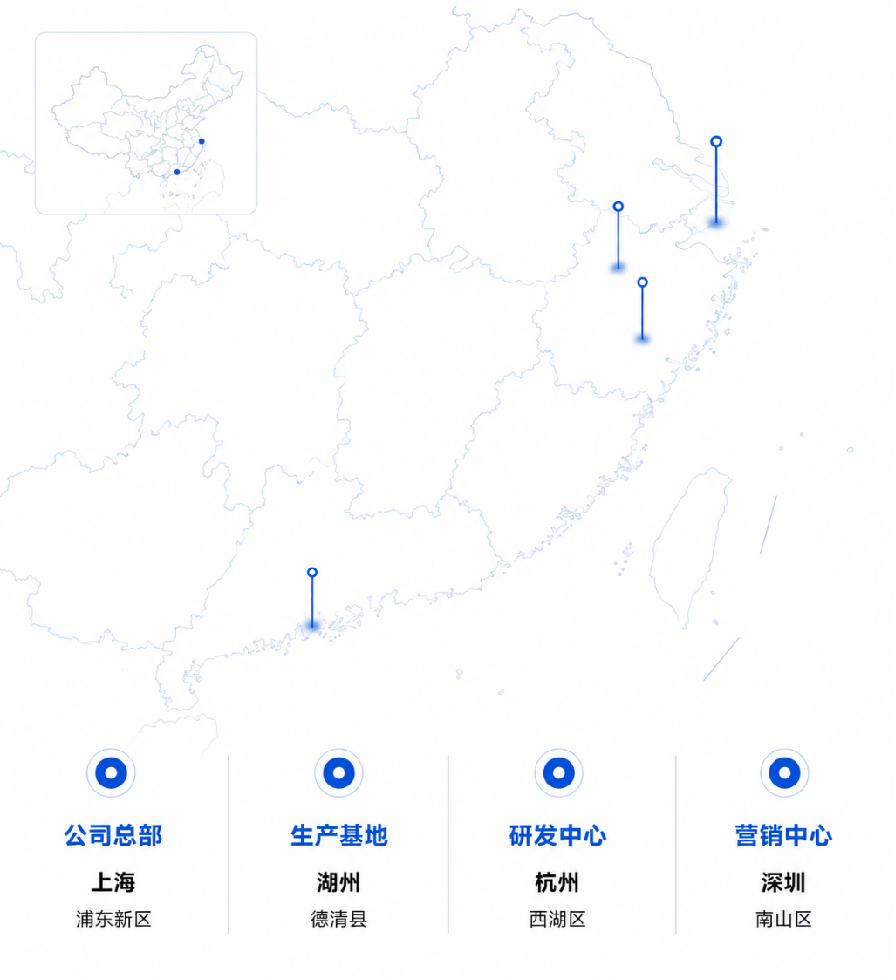 全国布局地图